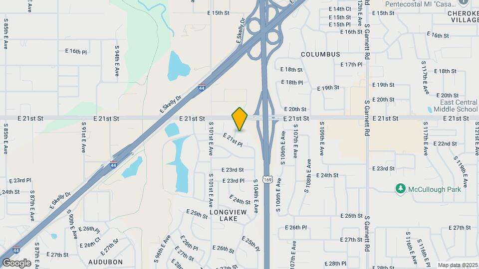 2129 S 103rd E Ave Map and Location Details