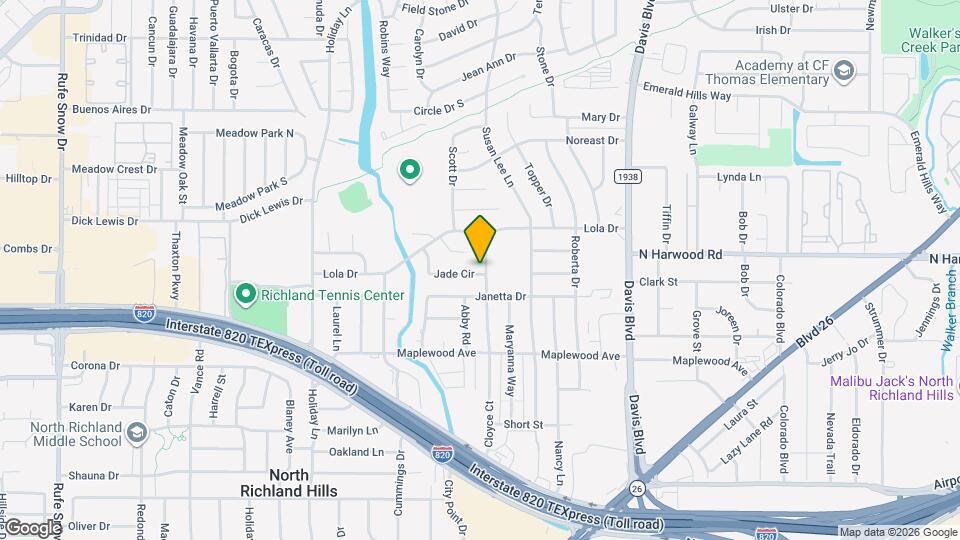 5201 Cloyce Ct Map and Location Details