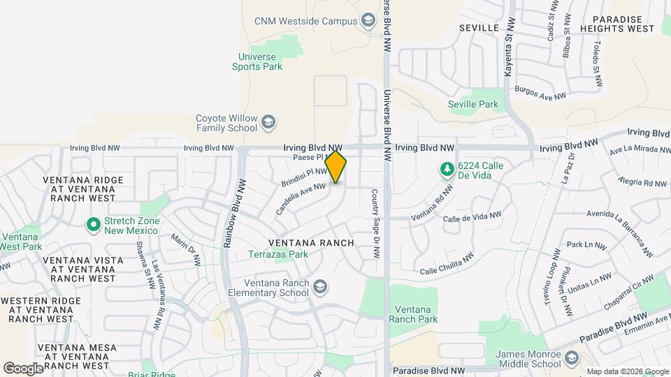 10372 Vendaval Ave NW Map and Location Details