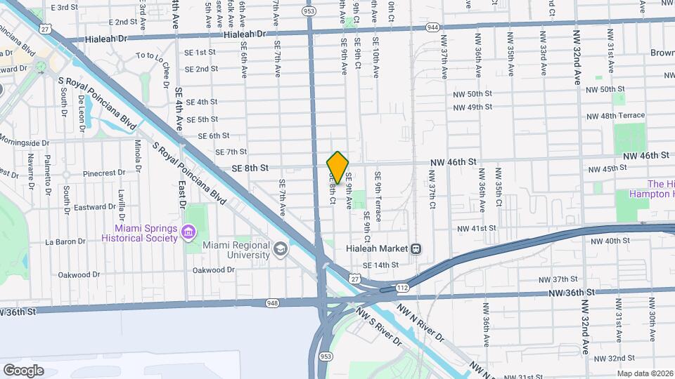 861 SE 8th Ct, Unit #4 Mapa y Detalles de la Ubicación