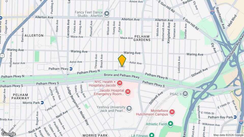 1393 Pelham Pkwy N Map and Location Details