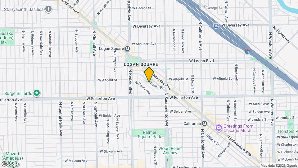 2462 N Linden Pl, Unit J08P Map and Location Details