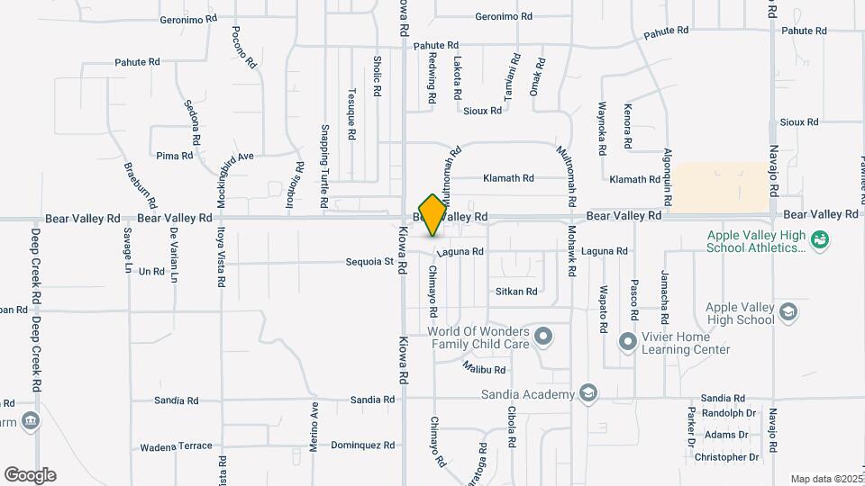 2 Bed 1 Bath apartment in Apple Valley Map and Location Details