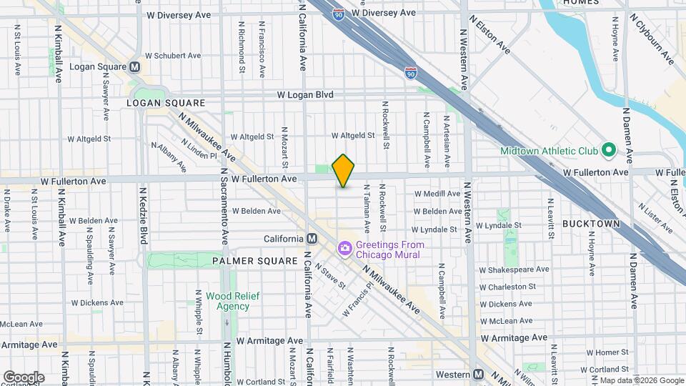 2654 W Medill Ave Map and Location Details