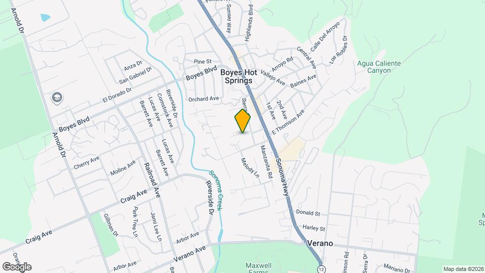 158 Sierra Pl Map and Location Details