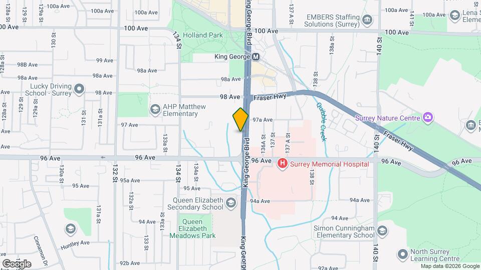 9675 King George Blvd, Unit 2707 Map and Location Details