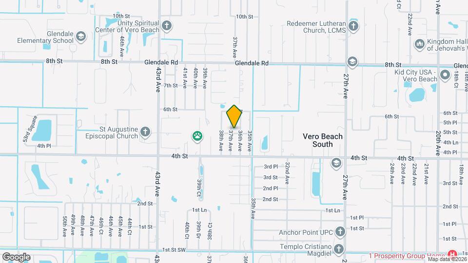 500 37th Ave Map and Location Details