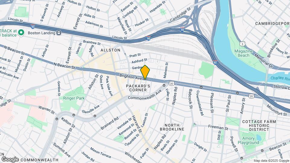 56 Brighton Ave, Unit 109 Map and Location Details