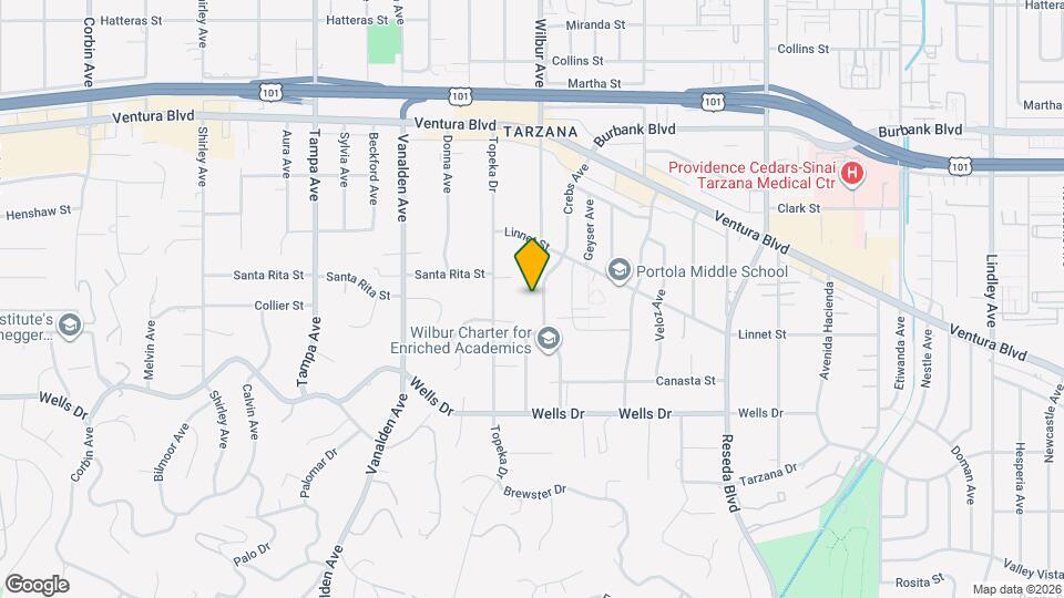 5301 Crebs Ave Map and Location Details