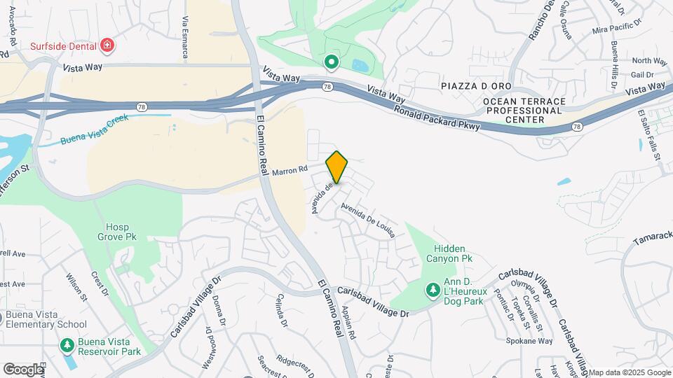 2606 Via Astuto Map and Location Details