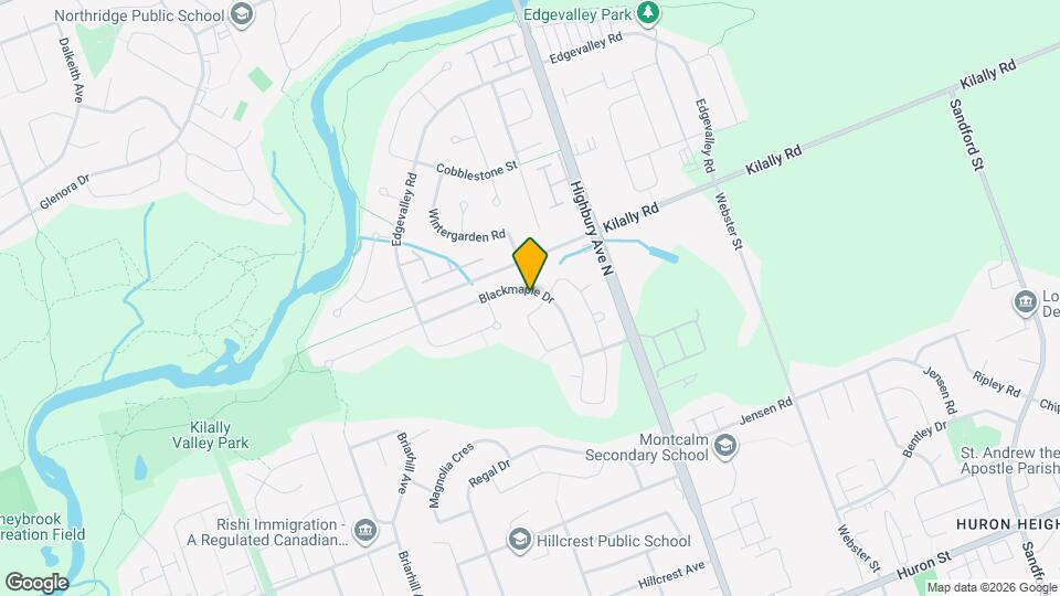 1307 Blackmaple Dr Map and Location Details