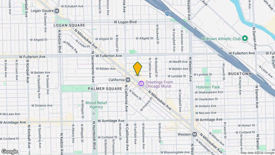 2218 N Washtenaw Ave Map and Location Details