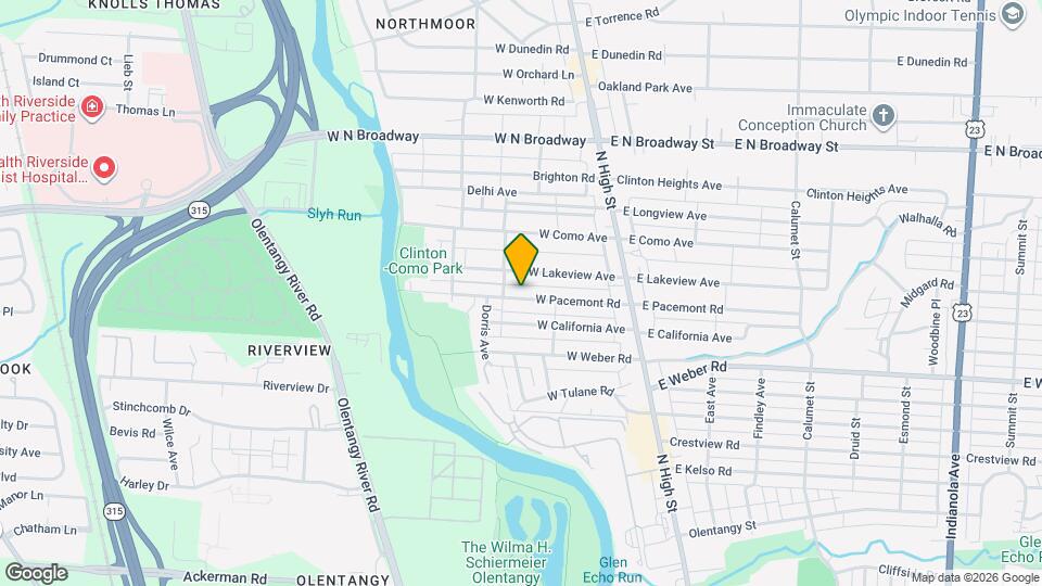 152 W Pacemont Rd Map and Location Details