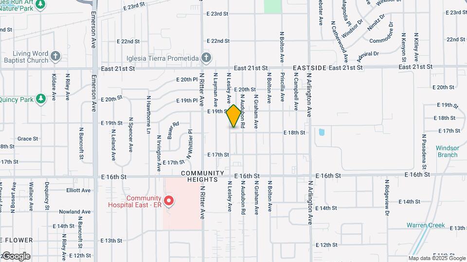 5640 E 18th St Map and Location Details