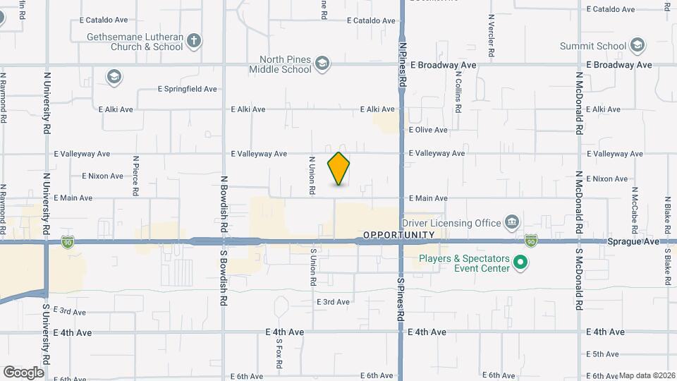 12005 E Main Ave Map and Location Details