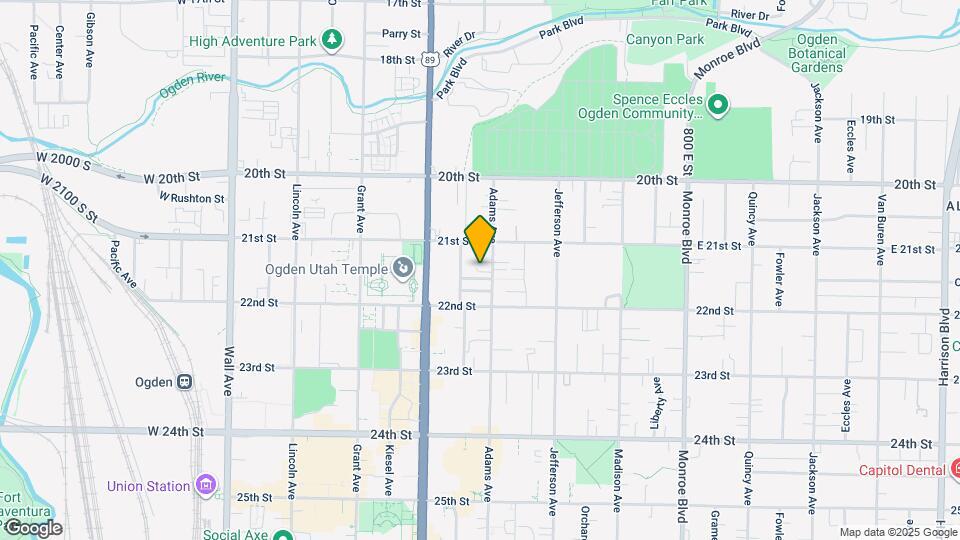 2135 Adams Ave Map and Location Details