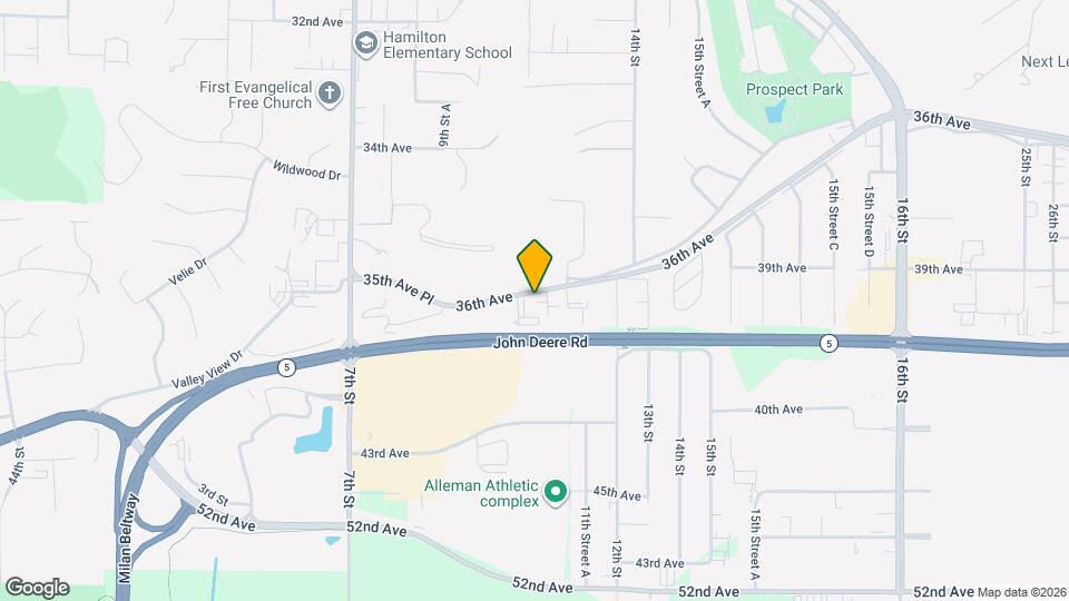 1200 36th Ave, Unit C Mapa y Detalles de la Ubicación