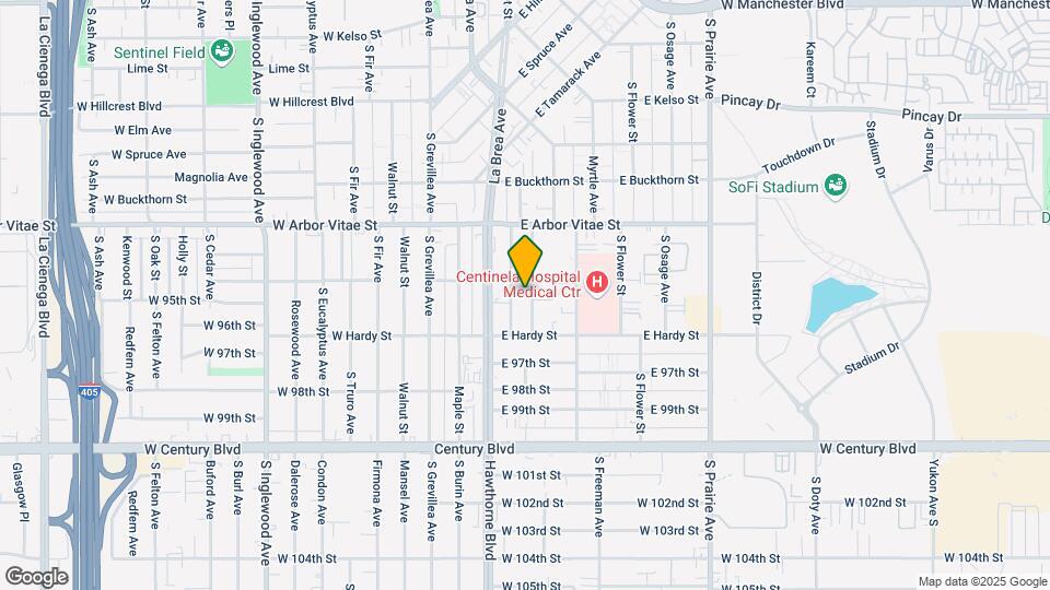 1023 Larch St Map and Location Details