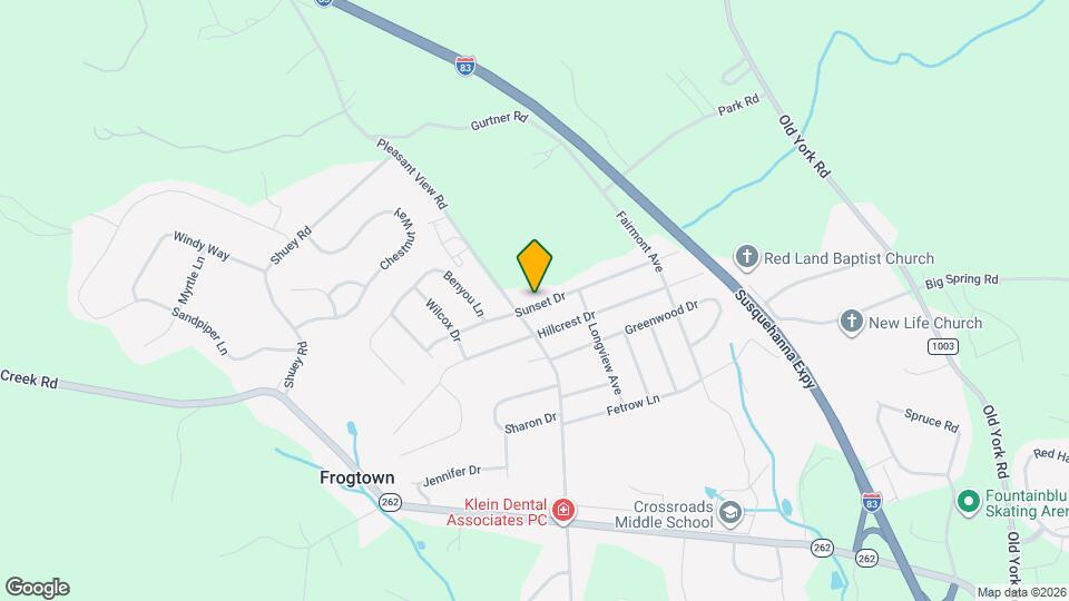 213 Sunset Dr Map and Location Details