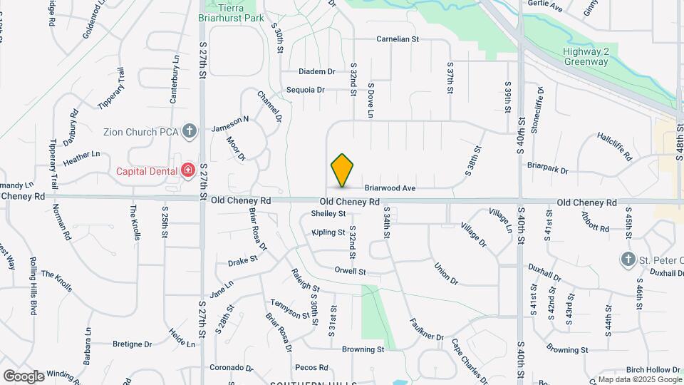 3125 Briarwood Ave Map and Location Details