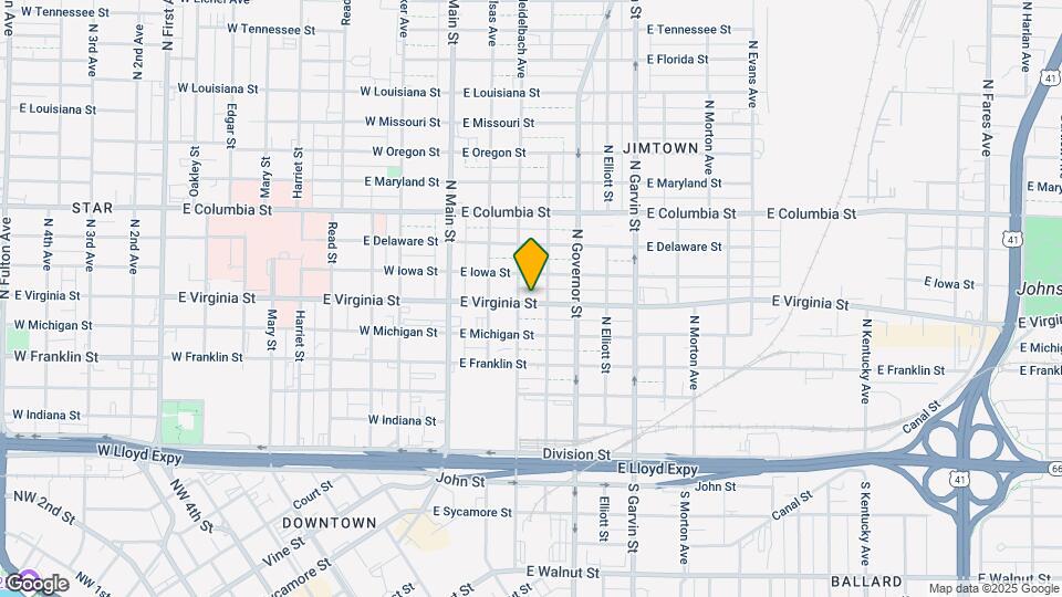 208 E Virginia St Map and Location Details