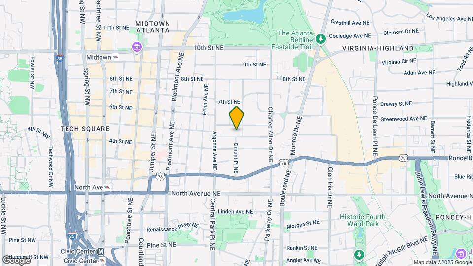 352 5th Street NE, Unit Lower Map and Location Details