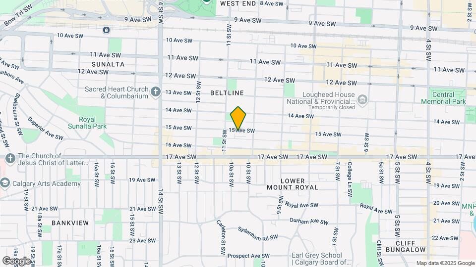 1121 15th Ave SW Map and Location Details