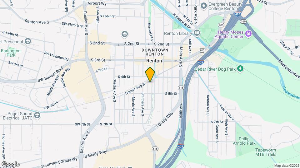 421 S Burnett Ave Map and Location Details