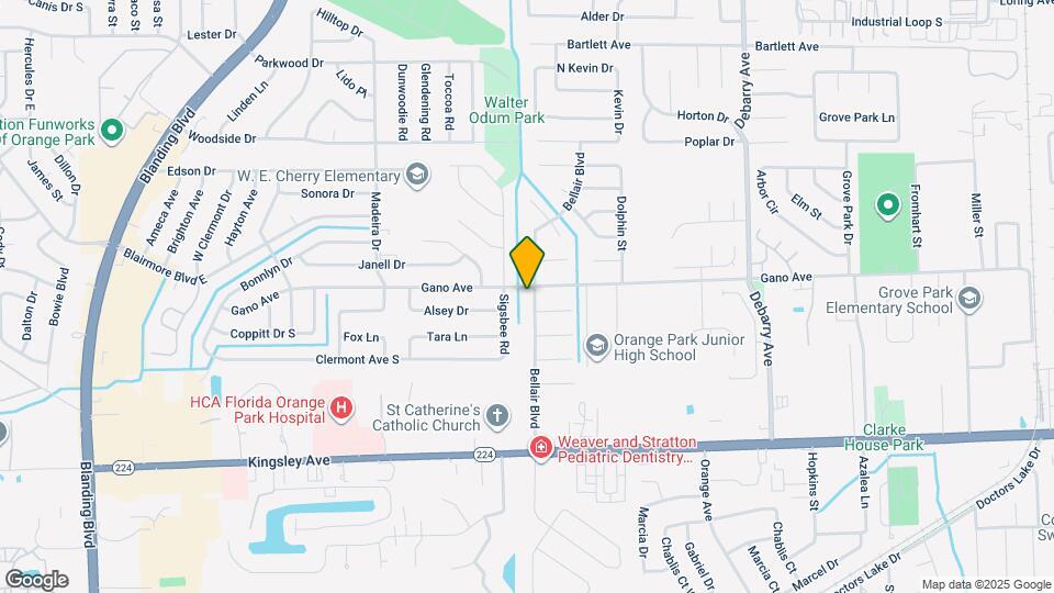 1510 Bellair Blvd Map and Location Details