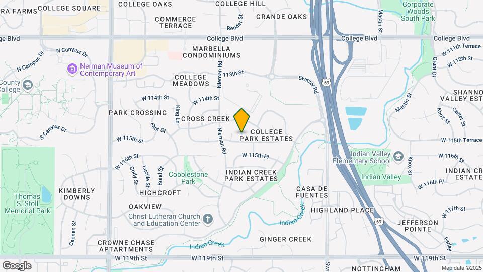 11544 Bluejacket Street Map and Location Details