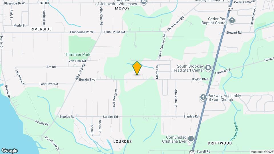 2020 Boykin Blvd Mapa y Detalles de la Ubicación