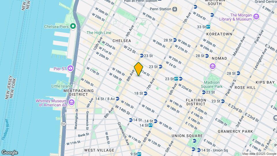 236 W 20th St Map and Location Details