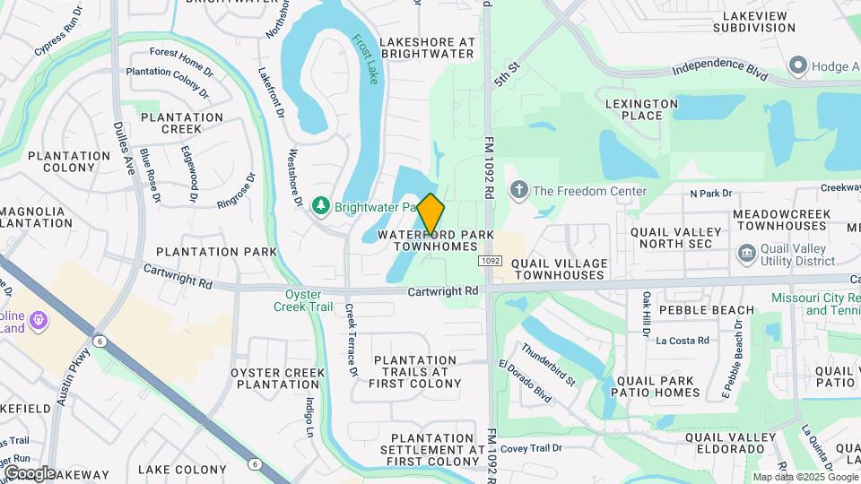 2306 Waterford Park St Map and Location Details