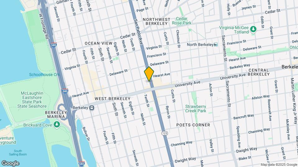 1960-1964 San Pablo Ave Mapa y Detalles de la Ubicación