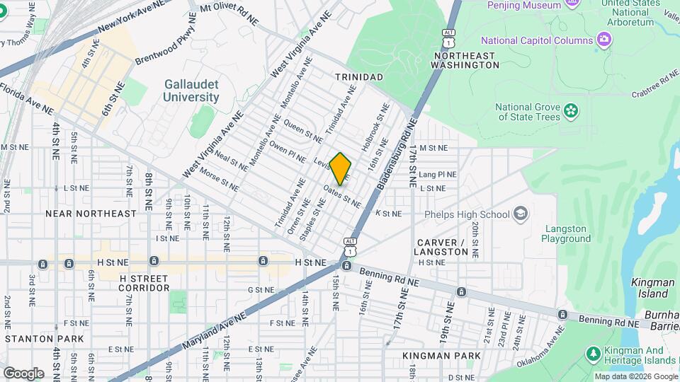 1400 Holbrook St NE Map and Location Details