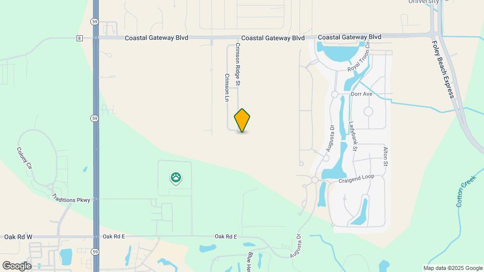 6846 Crimson Ridge St Map and Location Details