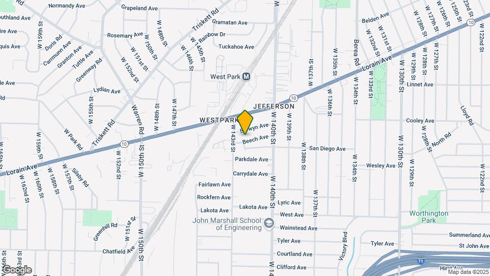 14140 Beech Ave Mapa y Detalles de la Ubicación