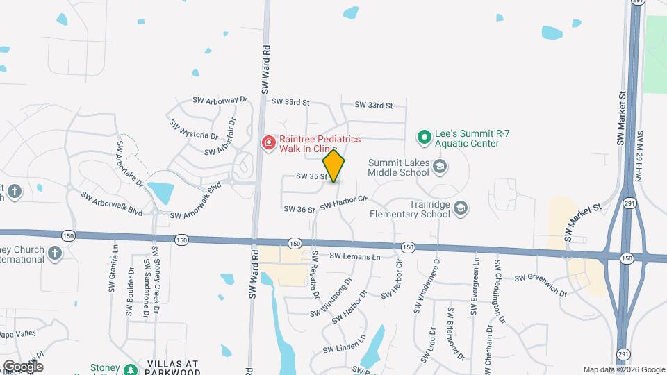 3514 SW Windsong Dr Map and Location Details