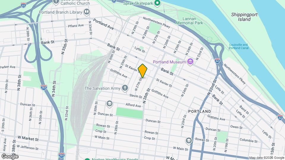 353 N 27th St Map and Location Details