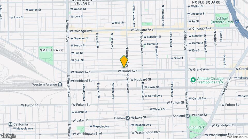 2012 W Grand Ave Map and Location Details