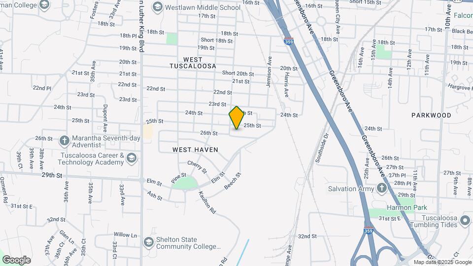 2626 26th St Map and Location Details