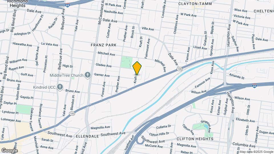 6659 Garner Ave, Unit 2nd Floor Map and Location Details