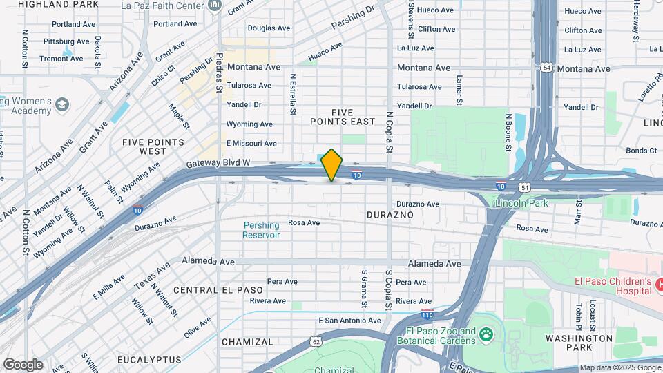 3318 E Gateway Blvd Map and Location Details
