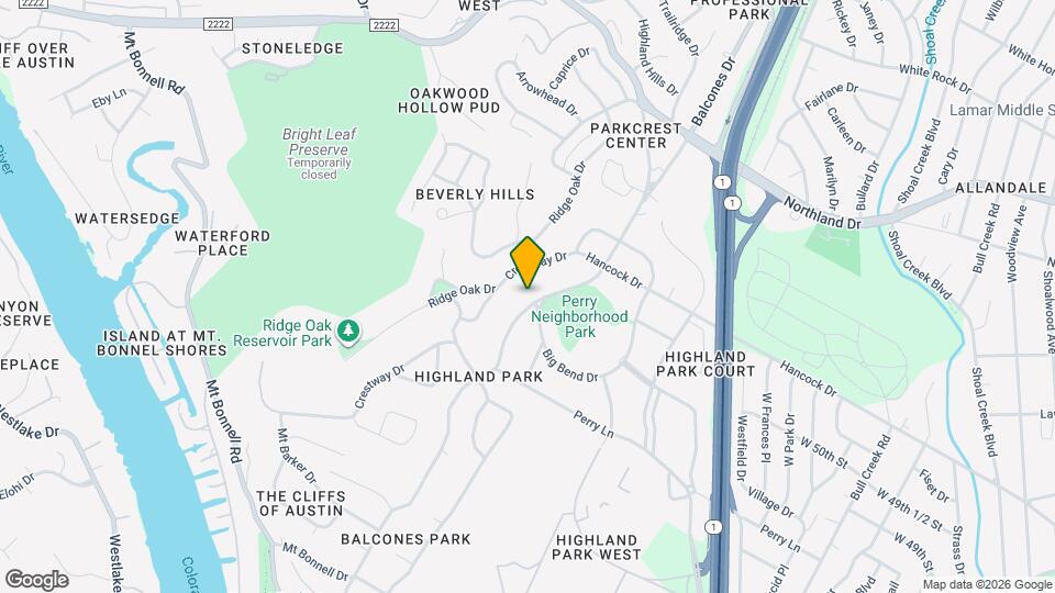 4900 Balcones Dr Map and Location Details