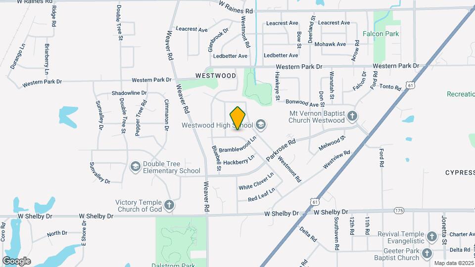 890 W Marigold Ln Map and Location Details