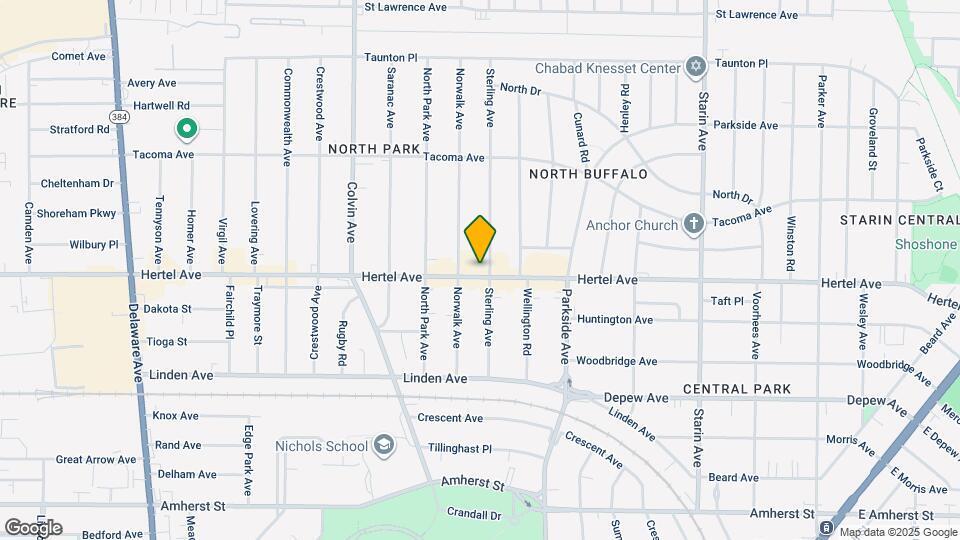 1472 Hertel Ave Map and Location Details