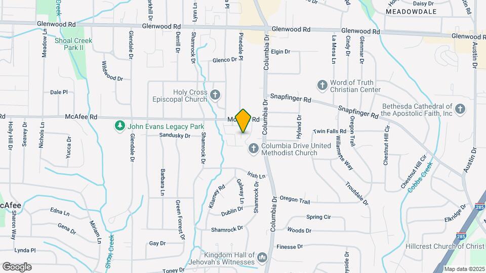 2039 Oak Park Ln, Unit 2039 Mapa y Detalles de la Ubicación