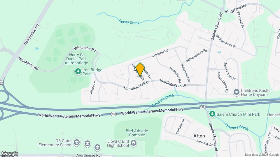 8806 Leafycreek Dr Mapa y Detalles de la Ubicación