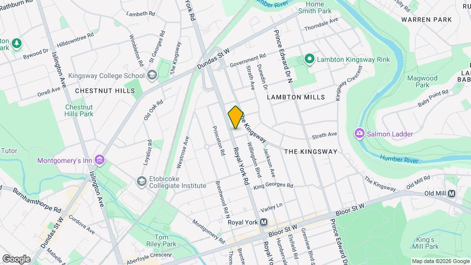 1049 Royal York Rd Map and Location Details