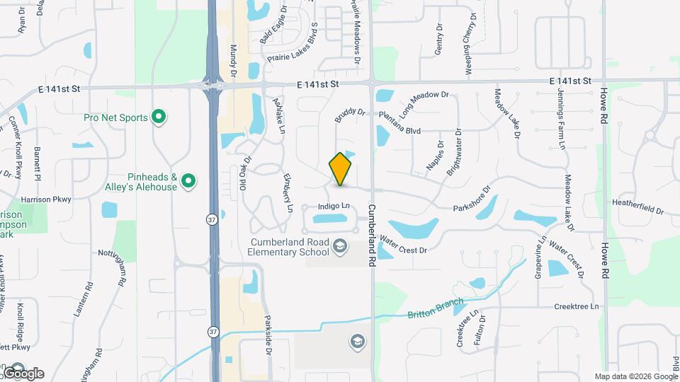 9677 Fireside Ln Map and Location Details